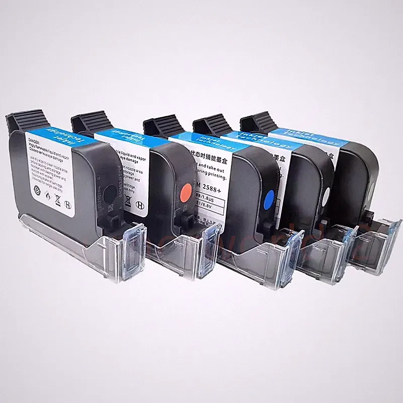 Black/Red/Green/Blue Universal Ink Cartridge for 12.7 mm Handheld Inkjet Printer