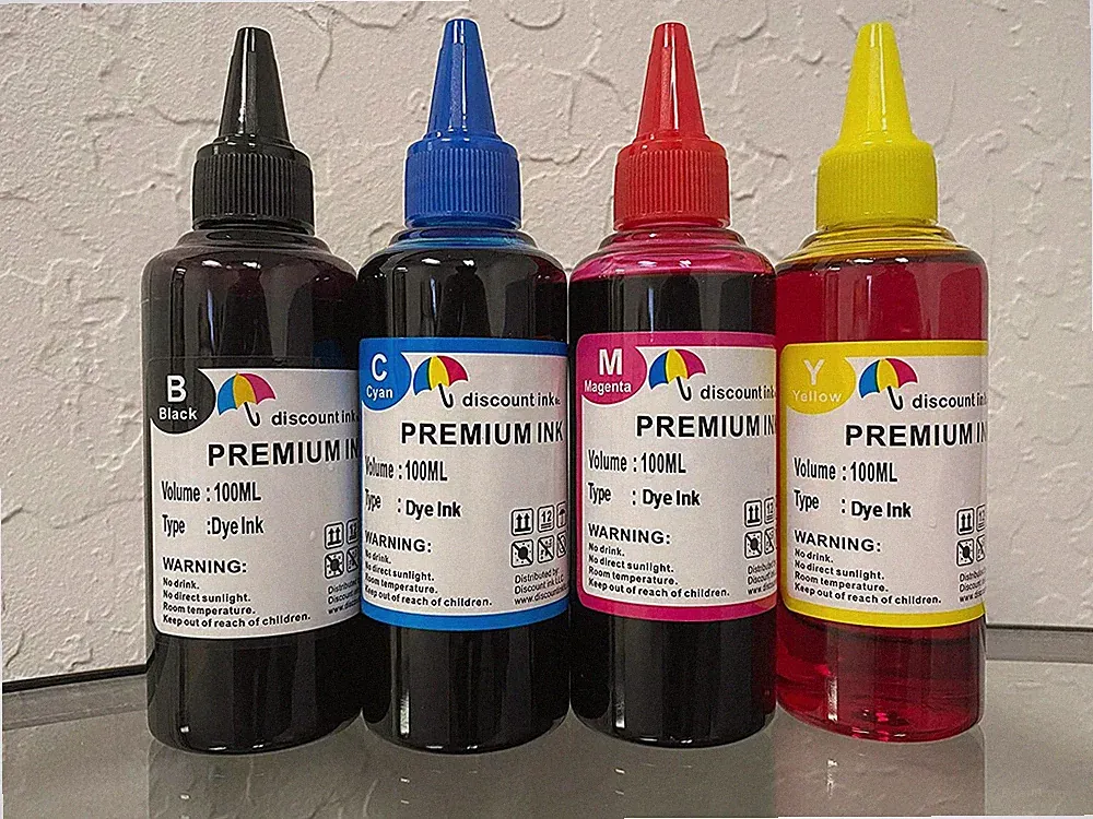 Bulk refill ink bottle for HP Canon Brother Epson inkjet printer CISS 120ml