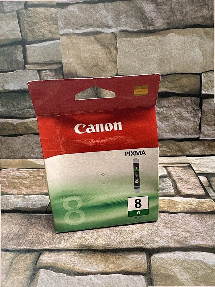 Canon Pixma CLI-8G Green Printer Ink ChromaLife100 New In Box Genuine Original