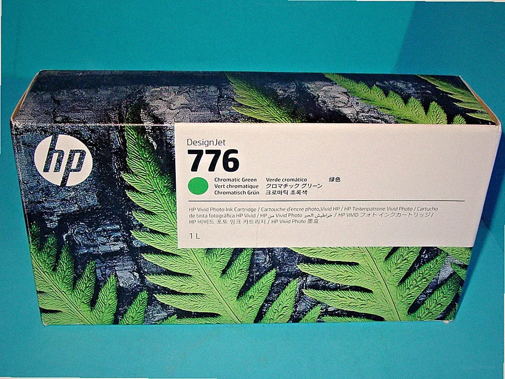HP 776 DesignJet Chromatic Green Vivid Photo Ink Cartridge for Z9+ Pro June 2023