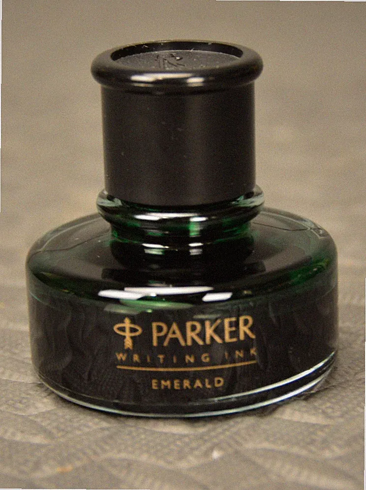 Parker Penman Writing Ink, Beautiful Emerald Green 50ml Bottle, Made In England