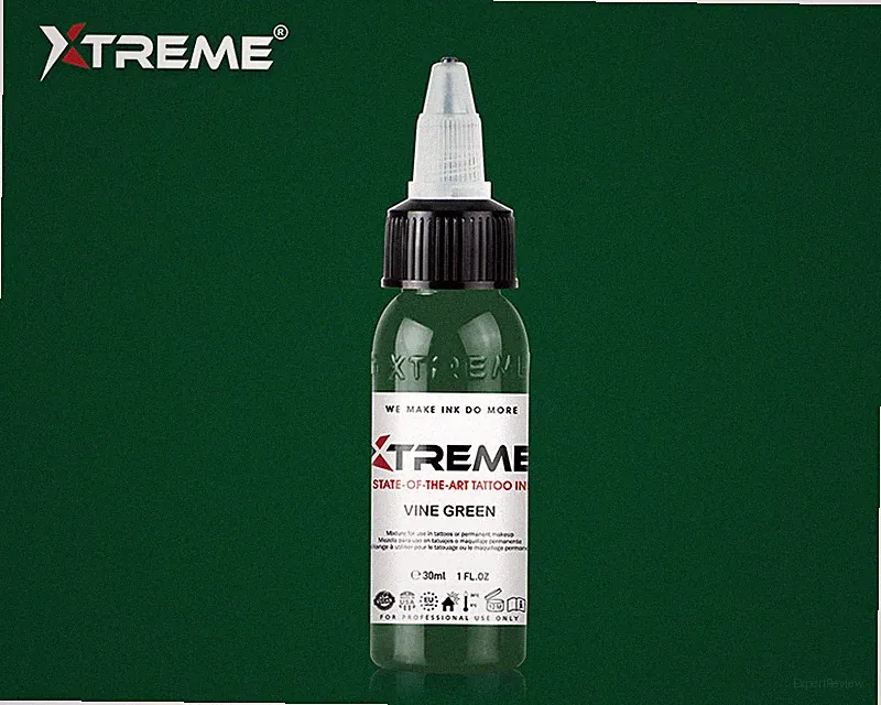 VINE GREEN Xtreme Ink Premium Bright Solid Color Tattoo Pigment Made in USA